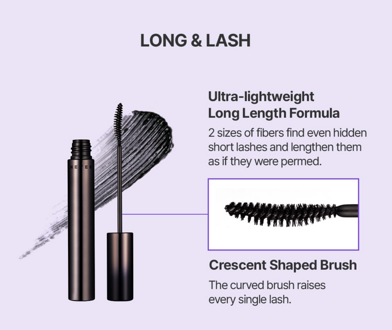 Hevvy Makeup Define Eyes Mascara / Long&Lash (Black)