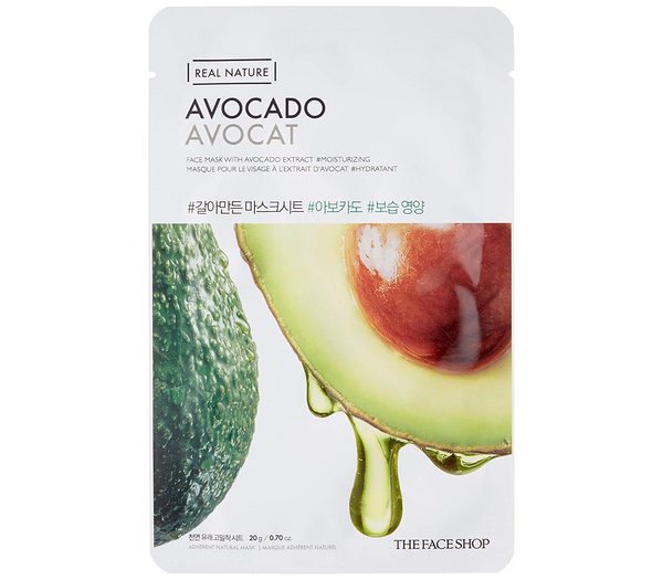 The Face Shop Real Nature Sheet Mask - Avocado